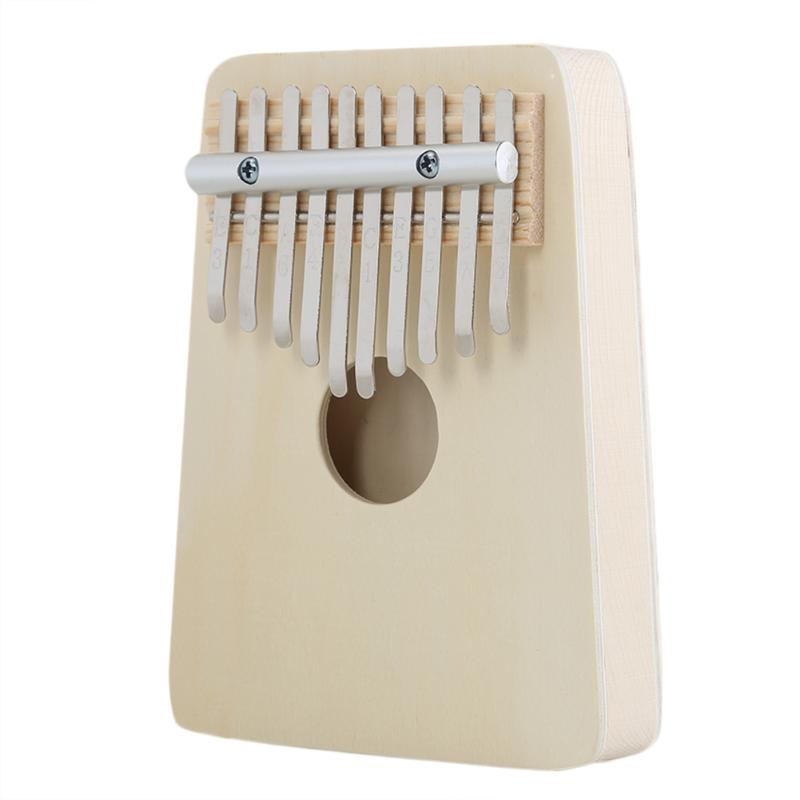 Beginner 10 Keys Kalimba DIY Kit Basswood Thumb Piano Handmade Set w/o Tuner Children Handmade Set Musical Instrument