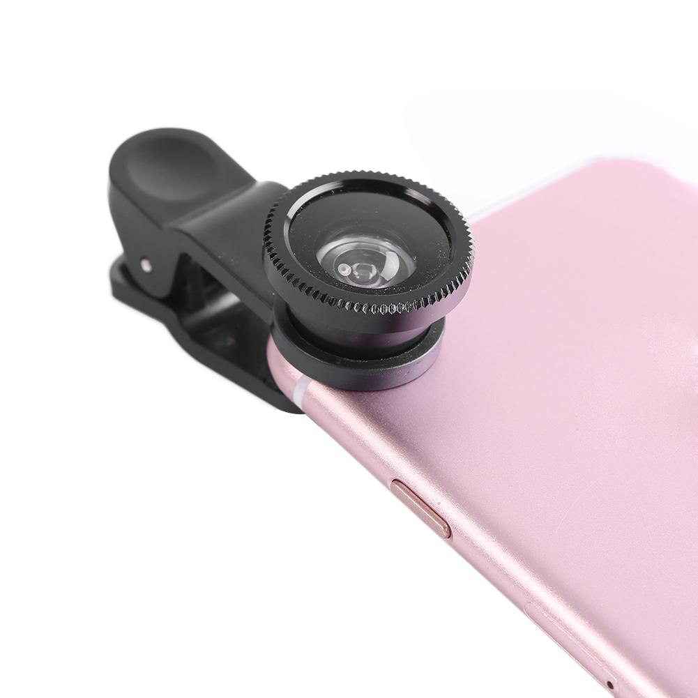 3 In 1 Groothoek Macro Fisheye Telefoon Lens Kit Multifunctionele Praktische Ultra Draagbare Duurzaam Voor Iphone Samsung Huawei xiaomi