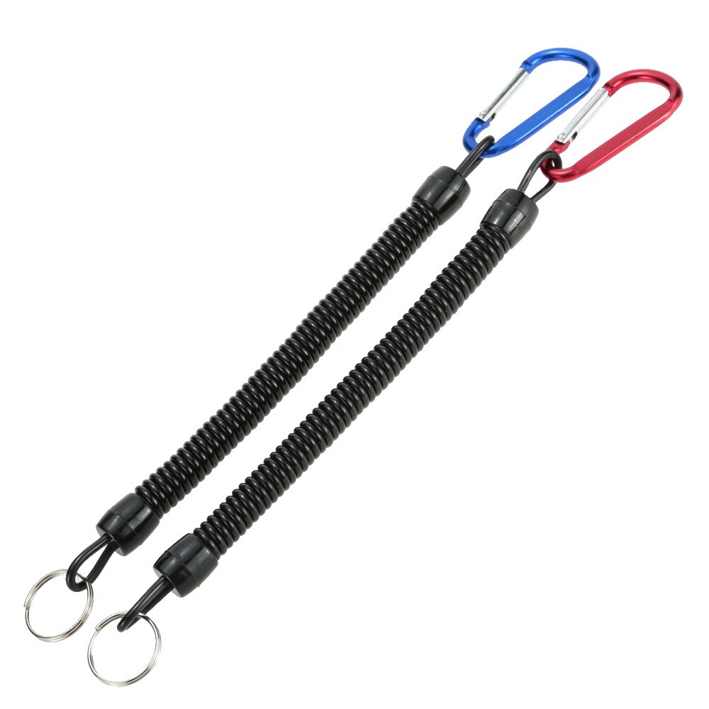 Protector de cuerda con bobina para pescado, 2 uds., 1,4 m, varilla de polo de pescado, cuerda elástica, herramienta de aparejos de pesca