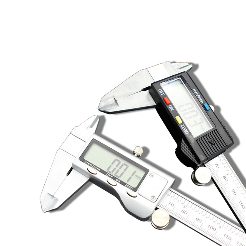 HKFZ Measuring Tool Stainless Steel Digital Caliper 6 "150mm Messschieber Paquimetro Measuring Instrument Vernier Calipers