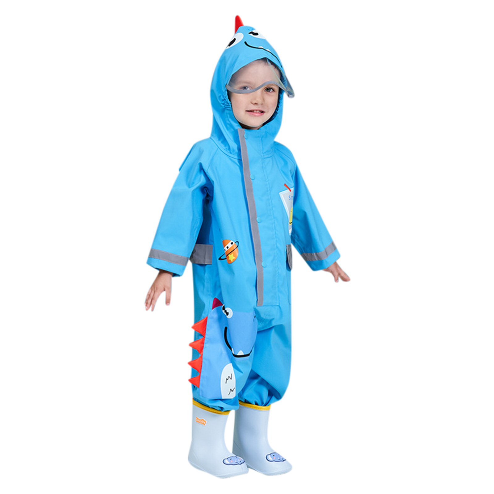 Imperméable pour enfants, combinaison de pluie pour enfants, capuche de bébé, combinaison imperméable une pièce, imperméable boueux, imperméable respirant pour enfants