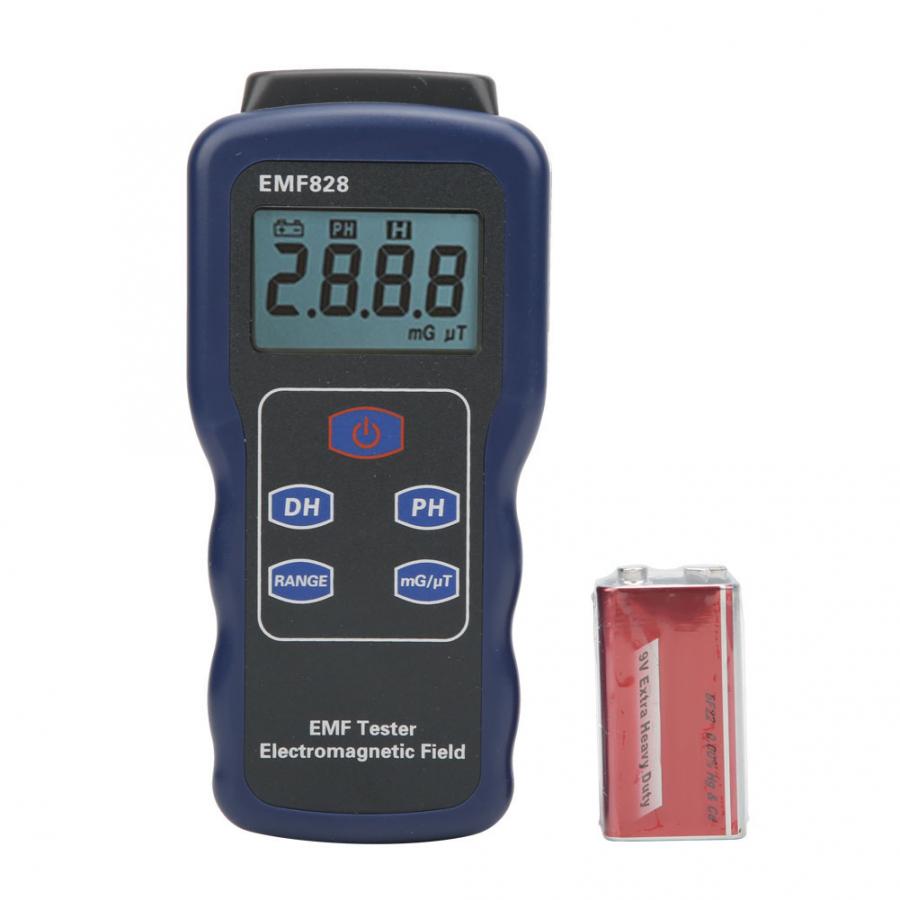 Household Radiation Detector EMF828 Computer TV Electromagnetic Field Radiation Detector LCD Tester Meter