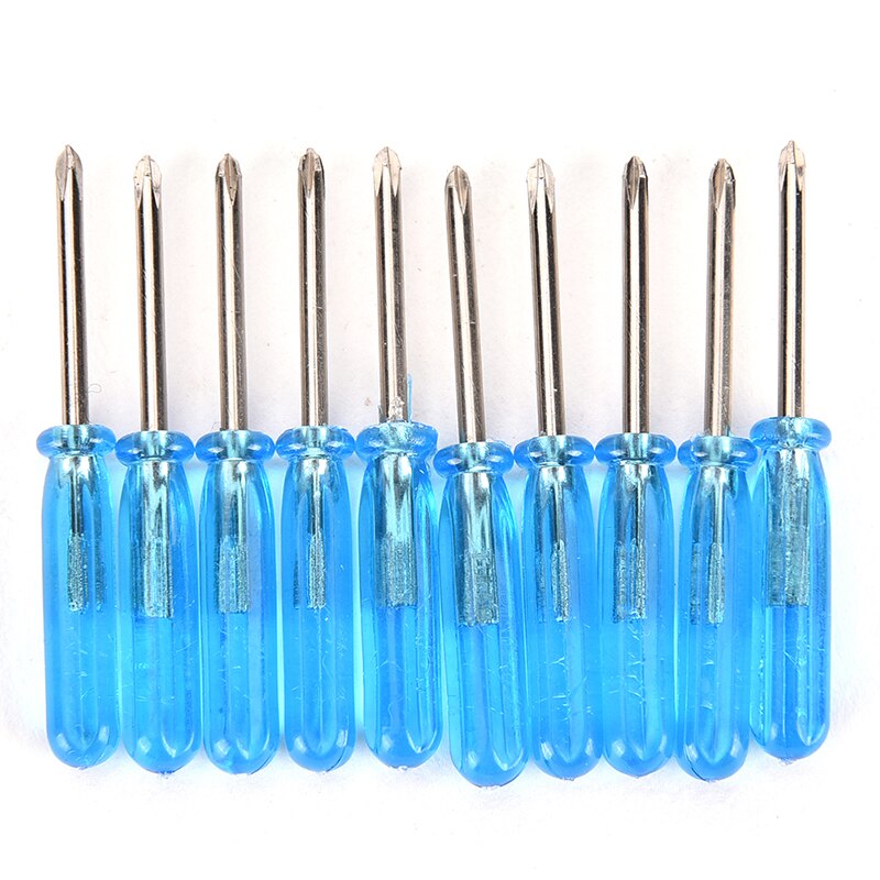 7/10Pcs/Set Phillips Slotted Cross Word Head Five-pointed Star Mini Screwdrivers For Phone Laptop Repair Open Tools: 10pcs Phillips