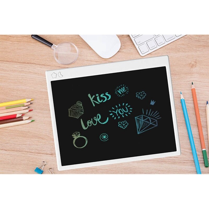 Writing Tablet 16 Inch LCD Electronic Drawing Board Children's Writing Board Monochrome Rechargeable Monochrome Sn