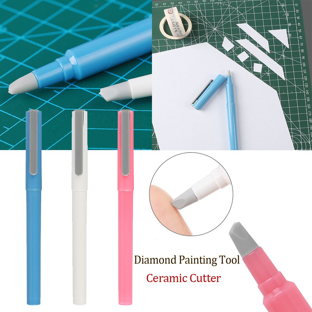 Diamond Painting Paper Cutter Ceramic Paper Cutter Pen Blade To Cut The Cover Perfectly Painting with Diamonds Tools Accessories