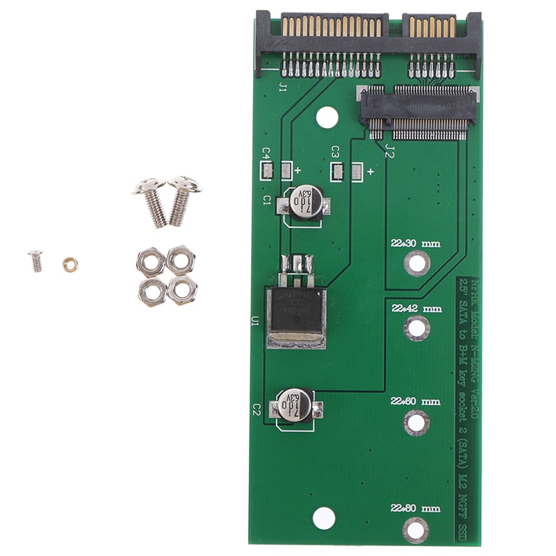 Ngff  ( m2 )  ssd  to 2.5 tommer sata adapter m .2 ngff ssd til sata 3 konvertere kort