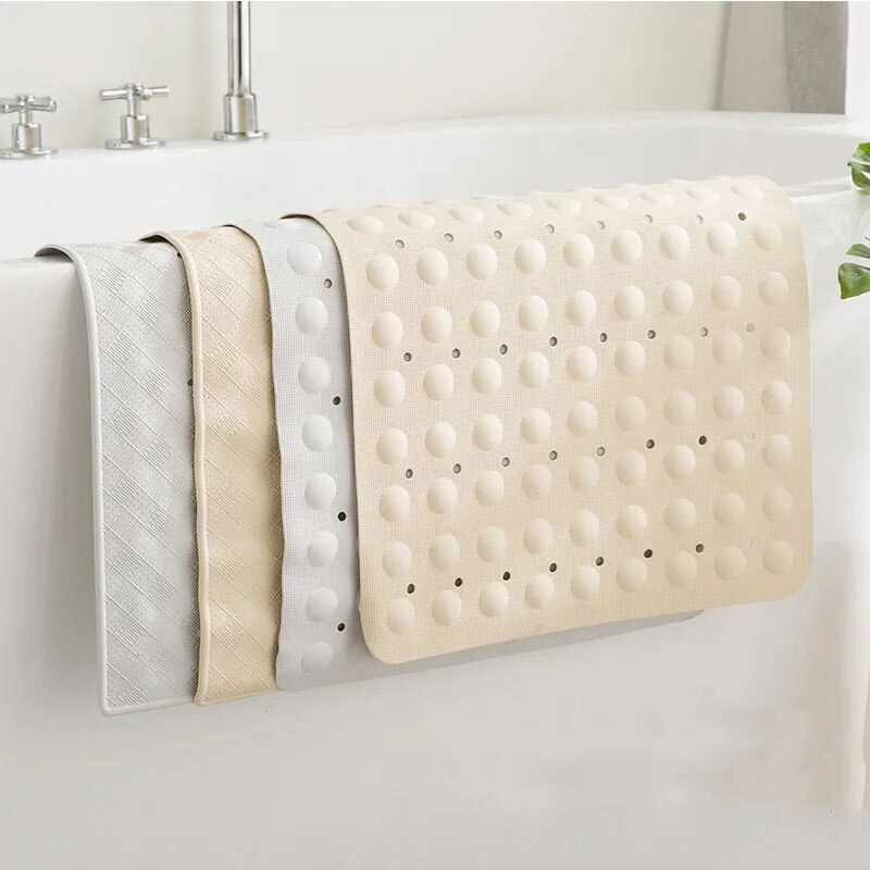 Rubber Material Bathroom Anti-slip Mat Shower Room Floor Mat Home Bathroom Waterproof Foot Pad Can Massage Anti-fall Mat
