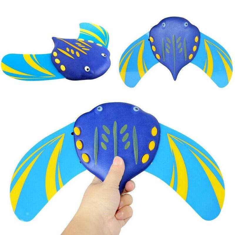 Devil Fish Toys Water-Powered Pools Accessories Summer Underwater Kids Swimming Adjustable Beach Fins With Bathtub Gliders G5T0