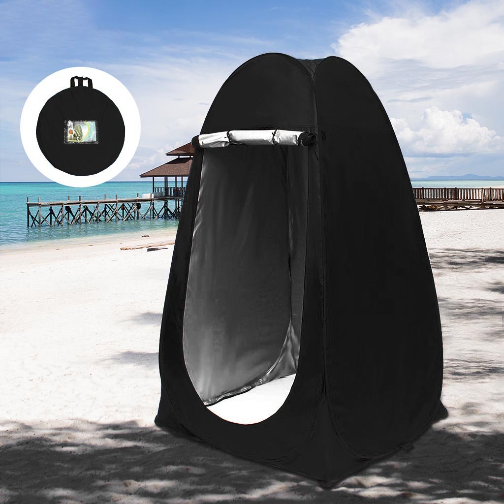 1PC Free build Pop-up Outdoor Camping Shower Tent Simple Mobile Toilet Dressing Tent Suitable for rest or swim in the wild tent