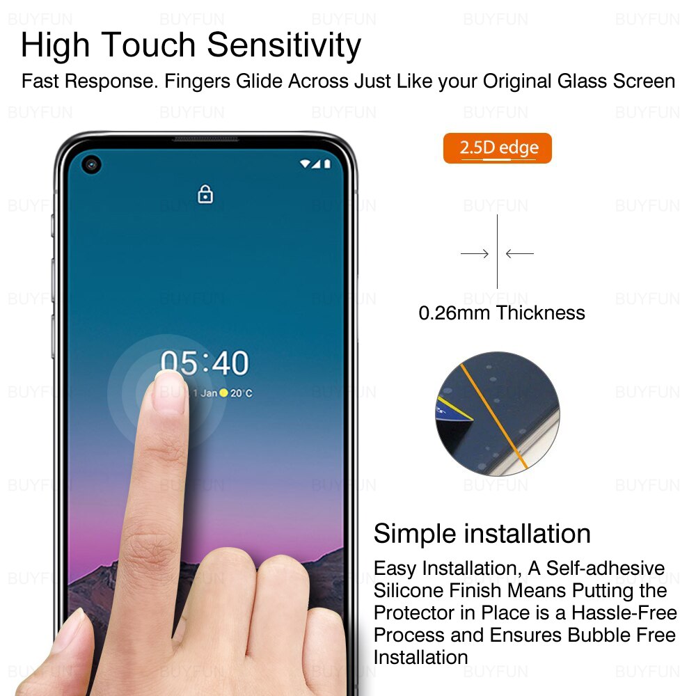 4 In 1 Camera Protector Glas Voor Nokia 5.4 5.3 3.4 Beschermende Veiligheid Clear Screen Volledige Cover Film Op Nokia5.4 nokia5.3 Nokia3.4