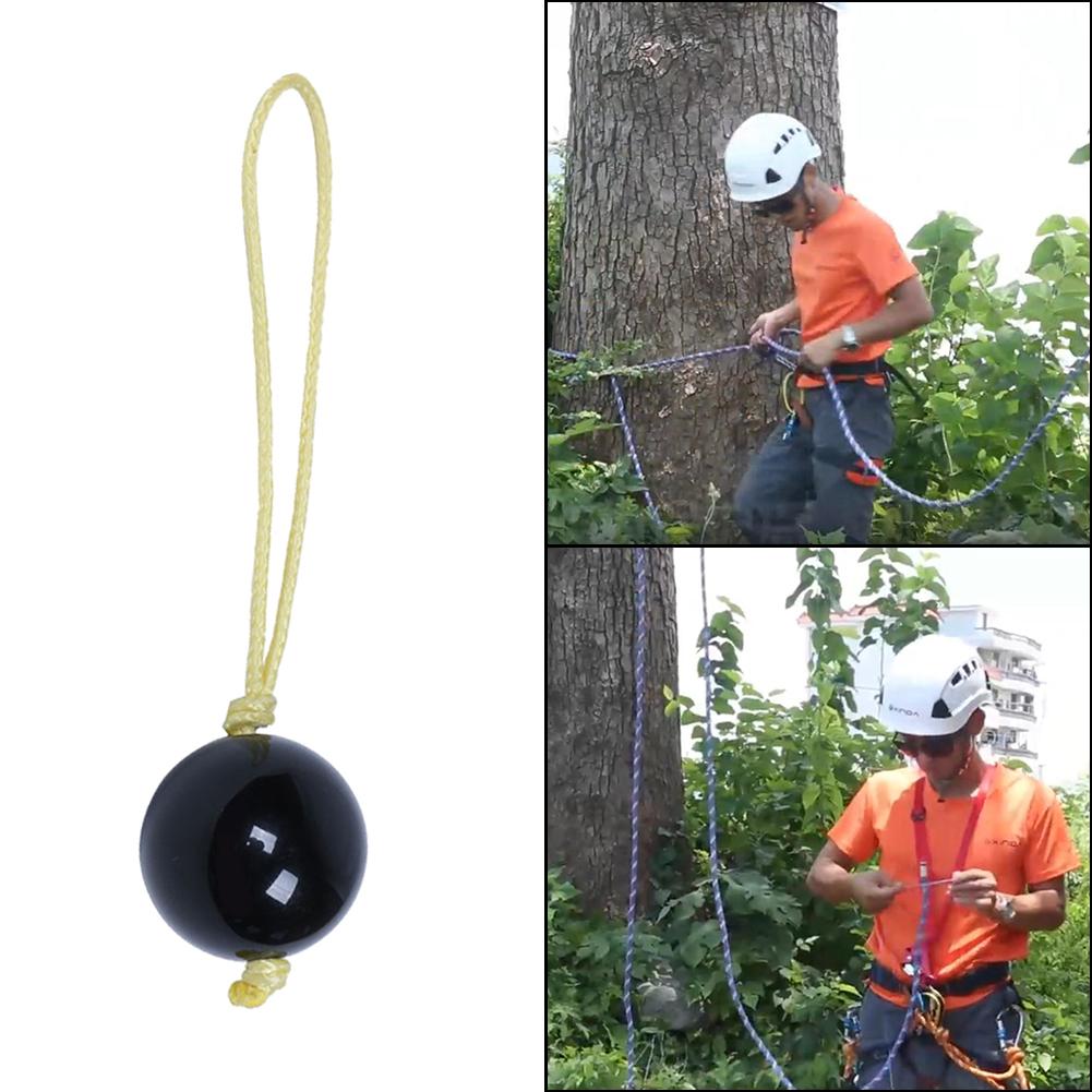 2Pcs Tree Climbing Arborist Retriever Balls Rope Guide Ring Friction Saver Tools