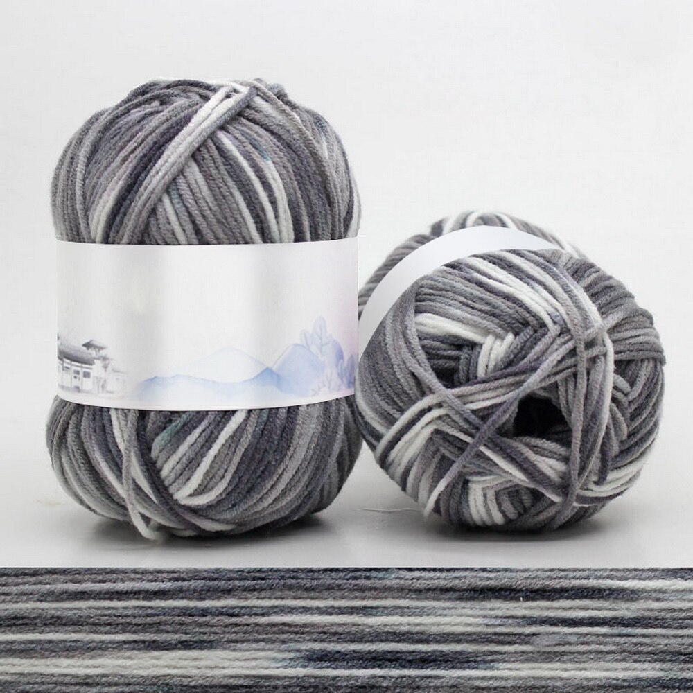 Milk Sweet Soft Cotton Baby Knitting Wool Yarn Milk Cotton Soft Baby Yarn For Hand Knitting 50g/ Crochet Baby Woolen