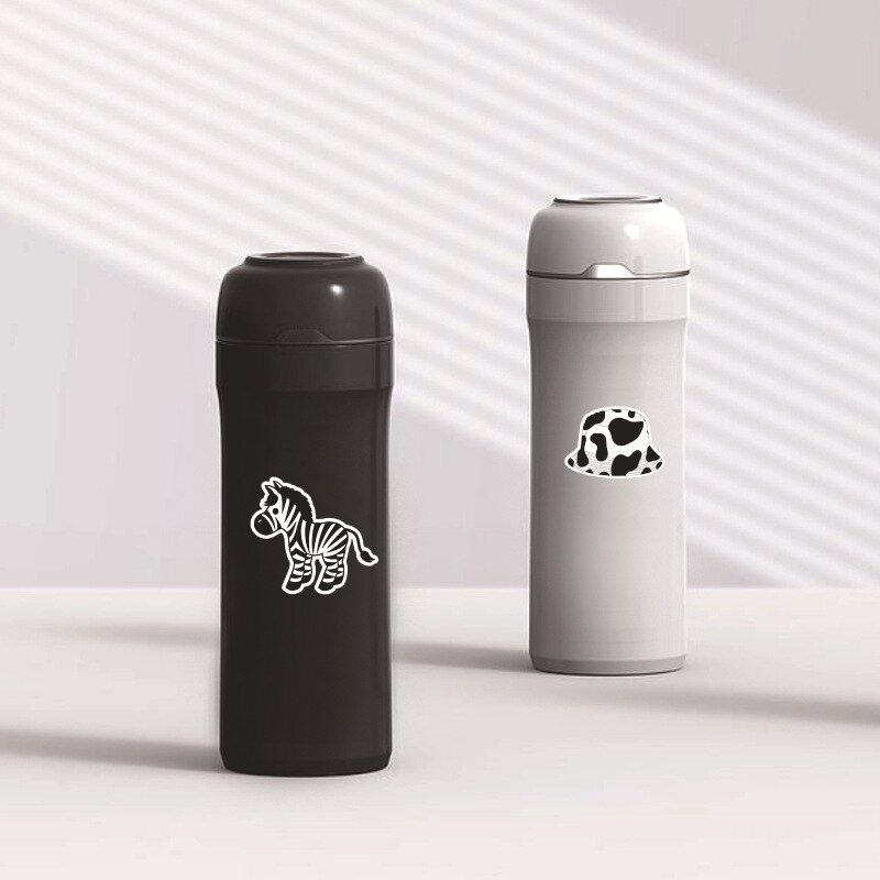 Td  zw 50 stück schwarz-weiße schachbrettaufkleber für koffer, skateboard, laptop, gepäck, handy, auto, styling, diy-aufkleber