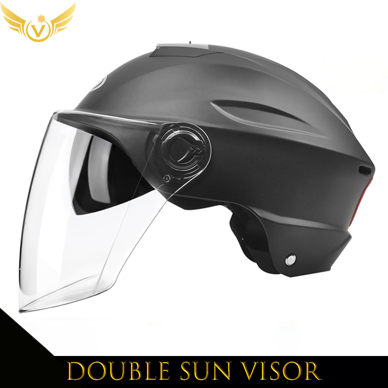 Electric Scooter Helmet Summer V Chopper Motorcycle Helmets Safety Waterfall Soman Urban Articles Woman Men Moto Equipment: army green