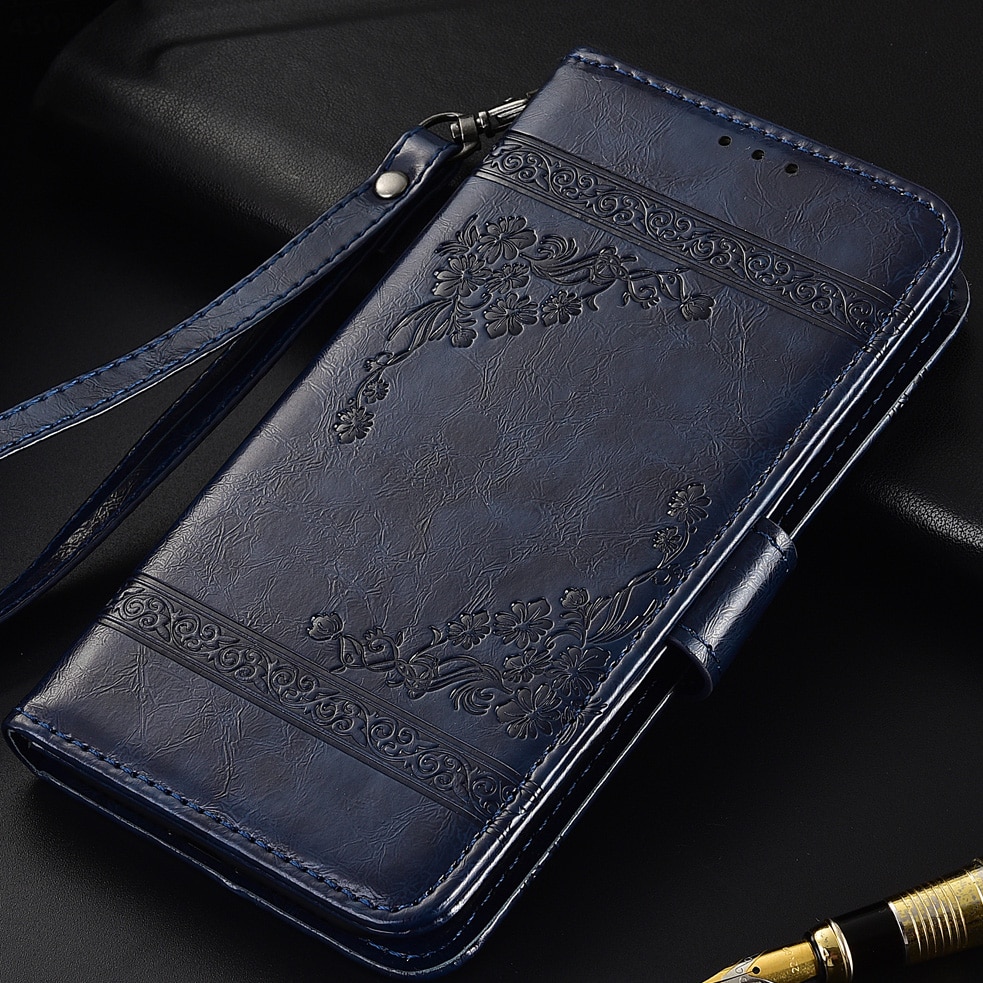 Flip Leather Case Voor ASUS Zenfone Lite L1 G553KL G 553KL TPU Fundas Gedrukt Bloem 100% Speciale portemonnee stand case met Riem