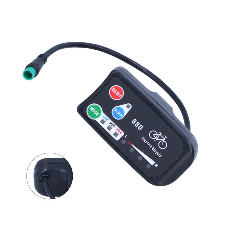 E‑bike Led Display Elektrische Fiets Voor Kt‑ LED880 Display E‑bike 36V 48V Display Meter E‑bike Accessoires