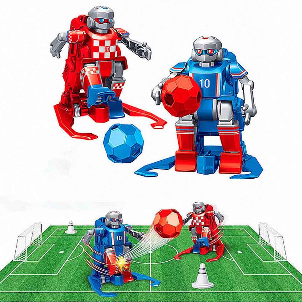 2.4GHz Educational Remote Control Kids Toys Rechargeable Battery Competitive Indoor Outdoor Football Robot Set Electric Smart