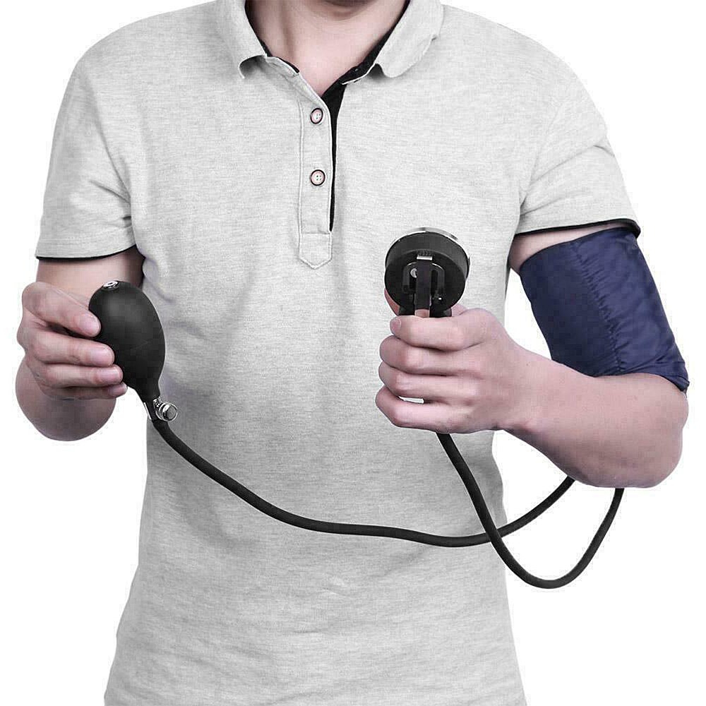 Monitor Arts Bloed Stethoscoop Handleiding Manchet Gebruik Gezondheid Meet Systolische Thuis Apparaat Druk Diastolische Bloeddrukmeter