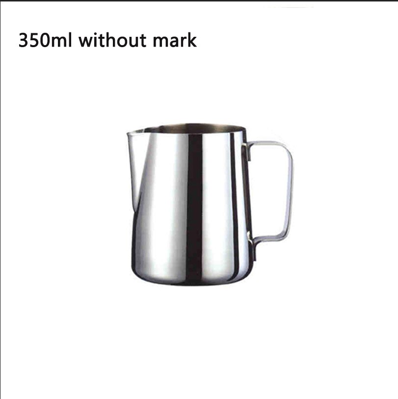 Keuken Rvs Melk Opschuimen Jug Espresso Koffie Pitcher Barista Craft Koffie Latte Melk Opschuimen Werper Koffie Tool: 350ml without mark