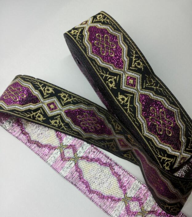 Jacquard Gewebt Band Streifen Ethnischen Gürtel 32mm Breit 7 Hof Hund Gurtband DIY trimmen: 13