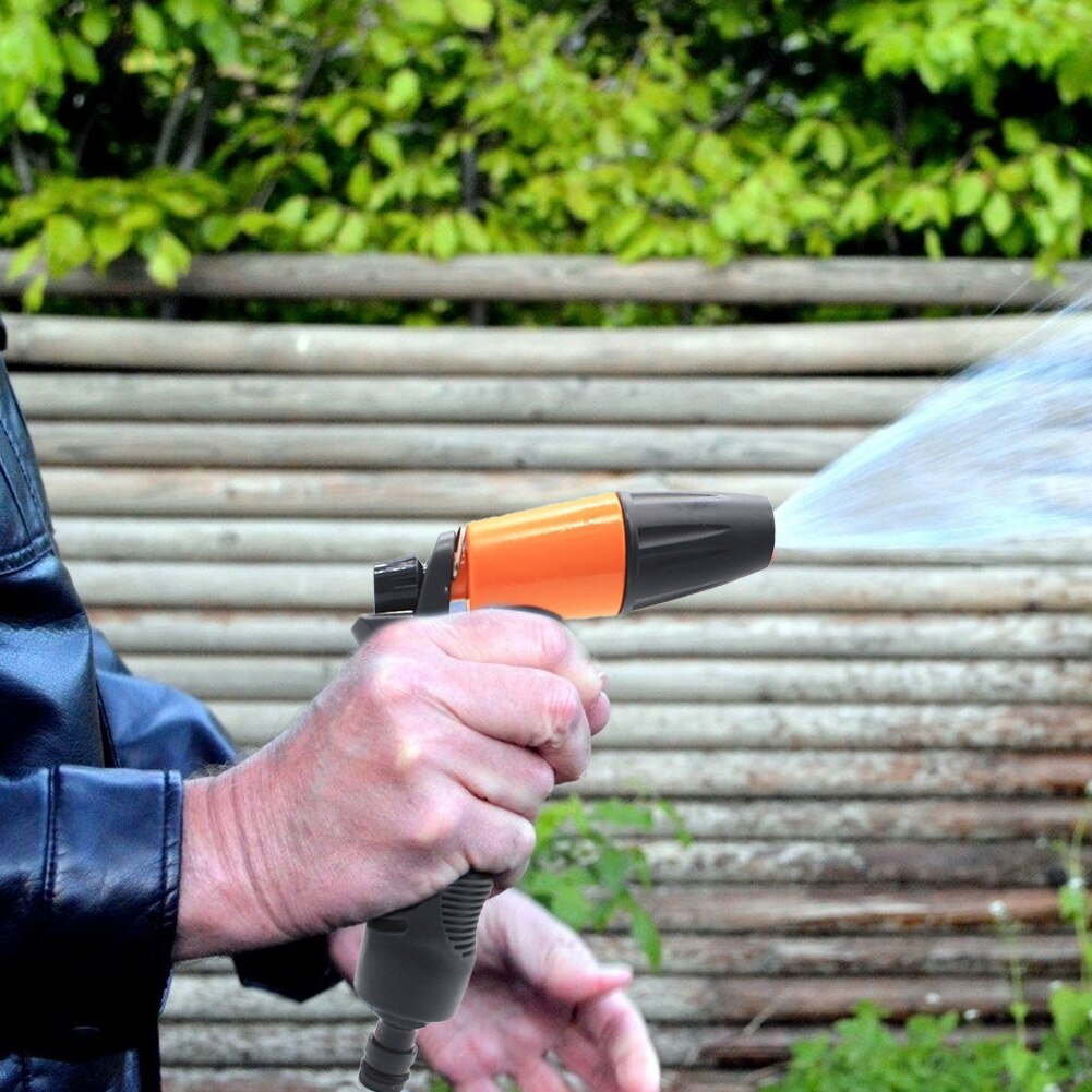 Garden cleaner high power high pressure car and hose nozzle cleaner spray gun soft handle plastic garden sprinkler nozzle set