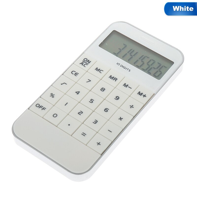 Simple Calculator Molding Calculator - 10 Digit Band Timing Function Students Stationery Math Calculating Tools