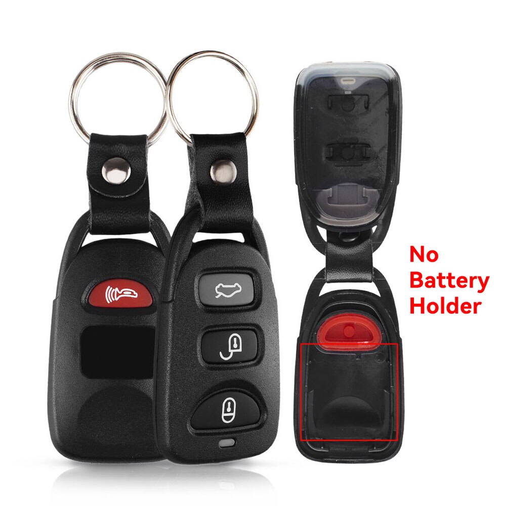 KEYYOU For Hyundai Kia Elantra Tucson Sonata Santa FE Carens Replacement 2+1 2 3+1 Buttons Car Remote Key Case Shell Fob Cover: 4 buttons