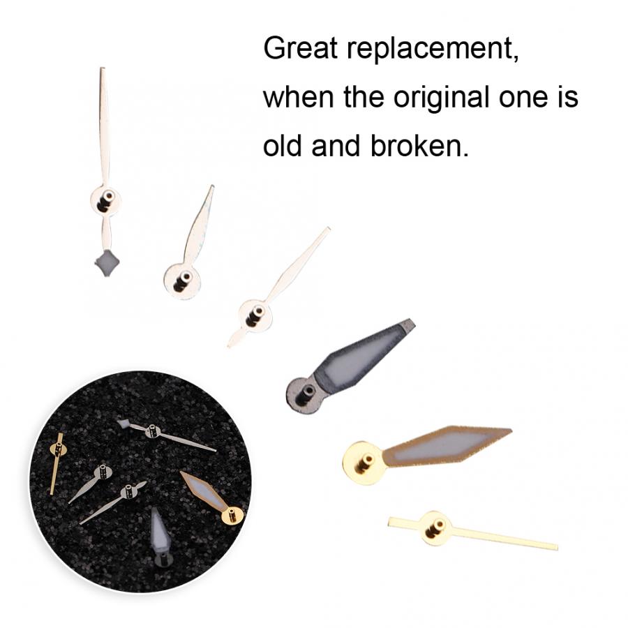 6 stks/set Mannen Horloge Tweede Handen DIY Vervanging Gereedschap Kit voor 7750 Beweging Horloge Reparatie Accessoire Horloge Onderdelen Reparatie Tools