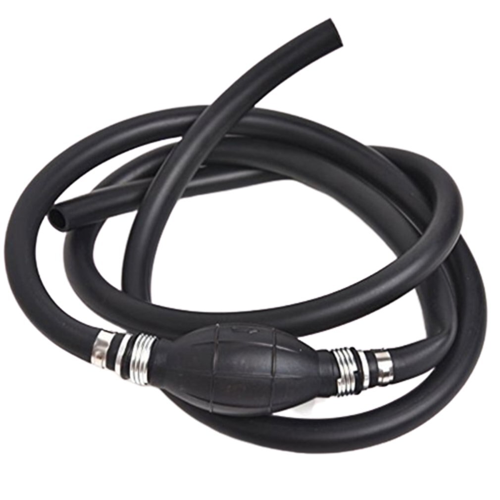 Auto Car Hand Manual PVC Fuel Line Oil Water Liquid Transfer Pump Tube Primer Gas Petrol Pumps Fuel Pump
