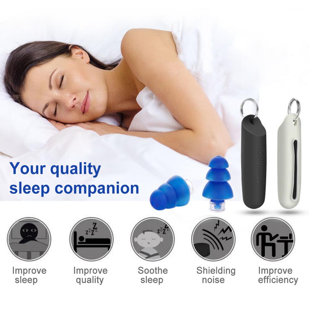 3Pairs Soft Foam Anti-noise Ear Plugs Sound Insulation Protection Earplugs for Reading Sleeping Travel Noise Reduction Earplug