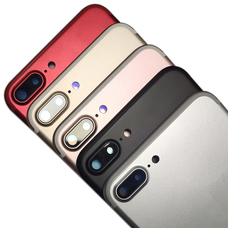 Full Housing for iphone 7 Plus 7Plus Back Battery Door Cover Middle Chassis Frame with Flex Cable Replacement Parts Assembly