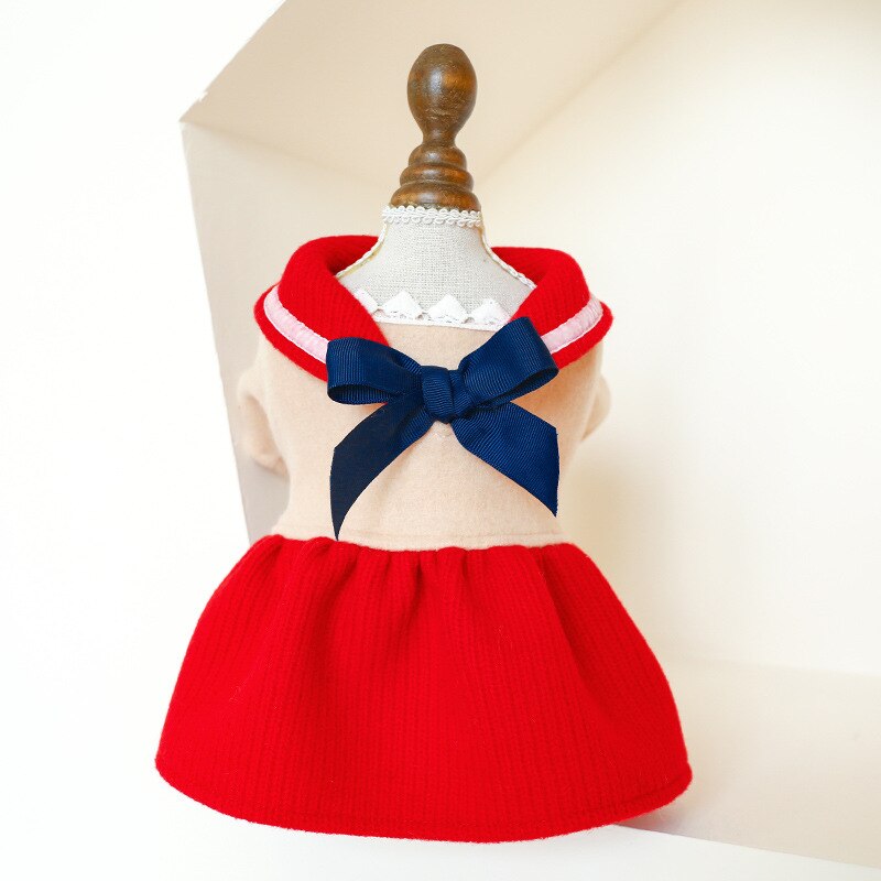 Cute Dog Dress Pet Dog Skirt Cat Puppy Costumes Yorkshire Pomeranian Shih Tzu maltese Bichon Poodle Schnauzer Clothing