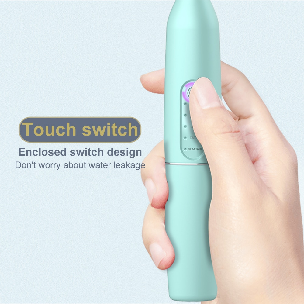 Sonic Electric Toothbrush USB Tooth Cleaner Ultrasonic Dental Scaler Calculus Tooth Brushes With Heads cepillo electrico dientes
