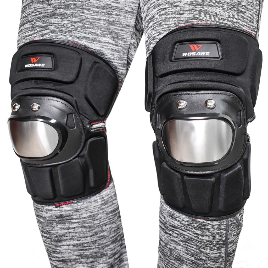 WOSAWE Motorcycle Motocross Riding Knee Protection pads Shin Guard Knee Brace Support Leg Warmer Skiing Skateboard Knee Pad: BC345