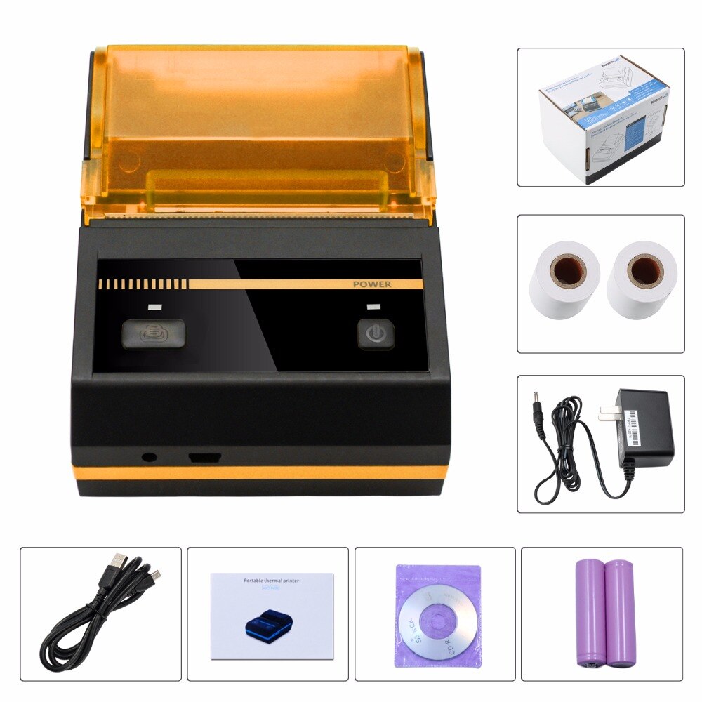 Milestone Bluetooth Printer Android IOS Thermal Printer POS bill receipt ticket POS portable USB Computer Printer mini MHT-P5801