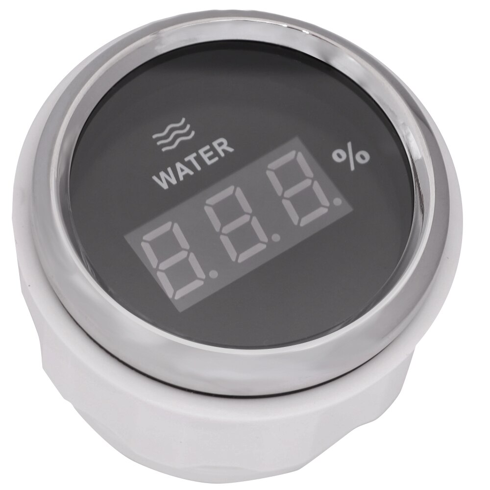 Car Water Level Gauge Digital Waterproof Water Tank Level Gauge 0-190 Ohms/240-33 Ohms Liquid Gauge With Red Backlight 12V/24V