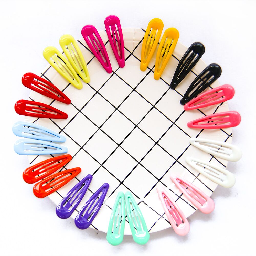 24pcs/Set Snap Hair Clip Baby Girl Pins Accessories Barrette BB Hair Pins for Kids Girls Barrettes Baby Hair Pin