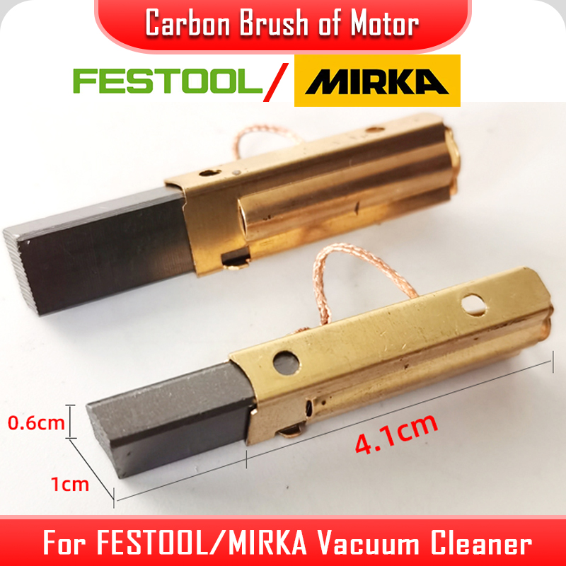 Brosse en carbone de moteur adaptée pour aspirateur FESTOadvocate 26/36E ou MIRKA 915 Dust E27, accessoires de moteur