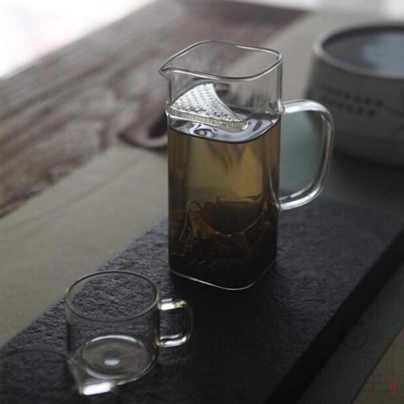 Glass Tea Mug Cup With Tea Infuser Office Tea Glass Bottle 200/300/400ml 3 Styles Drinkware tumbler cup