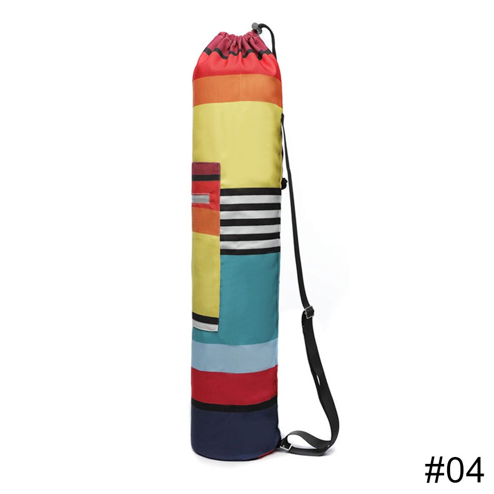 Yogamattentasche mit toploader, innentasche, floralem print, verstellbarem schultergurt und reflektierenden details: 04