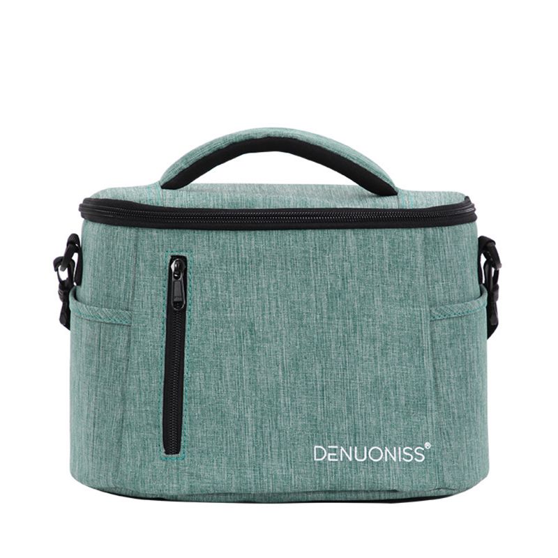 Draagbare Thermische Geïsoleerde Lunchbox Voedsel Opslag Lunch Schoudertas Picknick Pouch