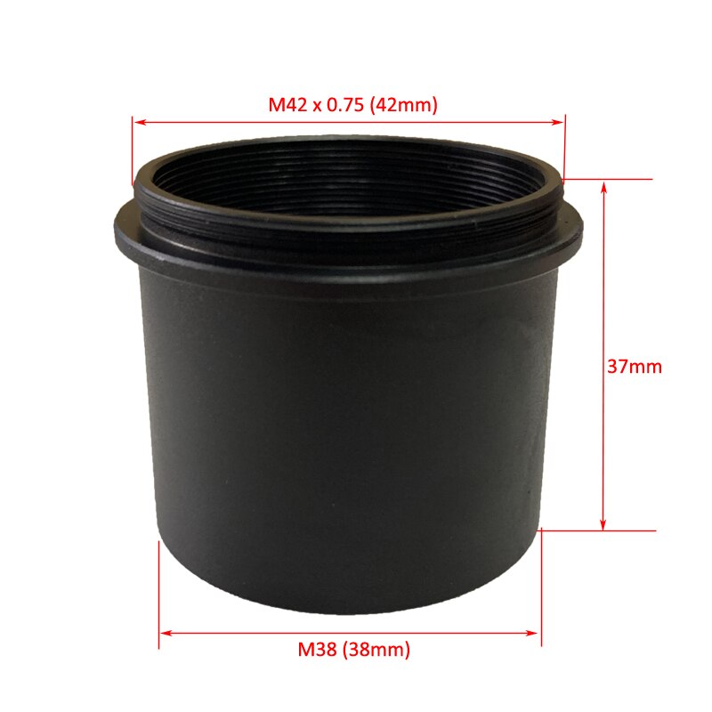 M42 to 23.2 mm 30 30.5 mm M38 M42 SLR Adapter Microscope Accessories Telescope Eyepiece for Microscope SLR Camera: M42 to M38