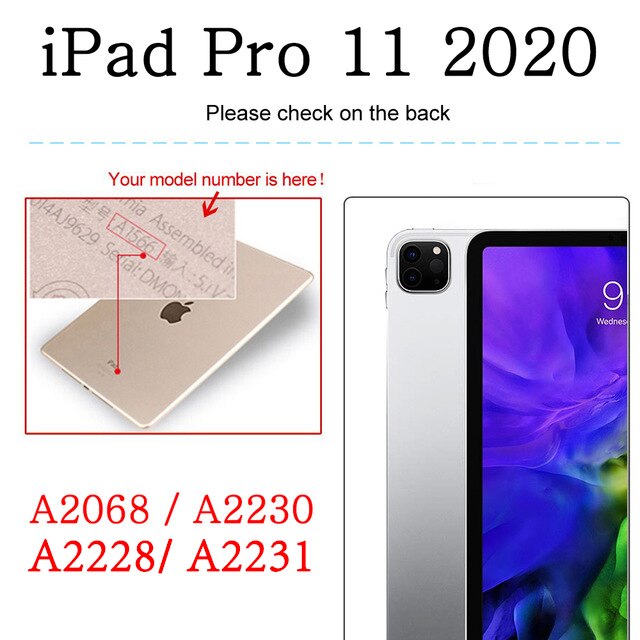 Clear Case For ipad pro 11 7th 8th 9th 10.2 generation 10’2 mini 6 5 9.7 air 1 3 10.5 Air 4 10.9 case cover funda