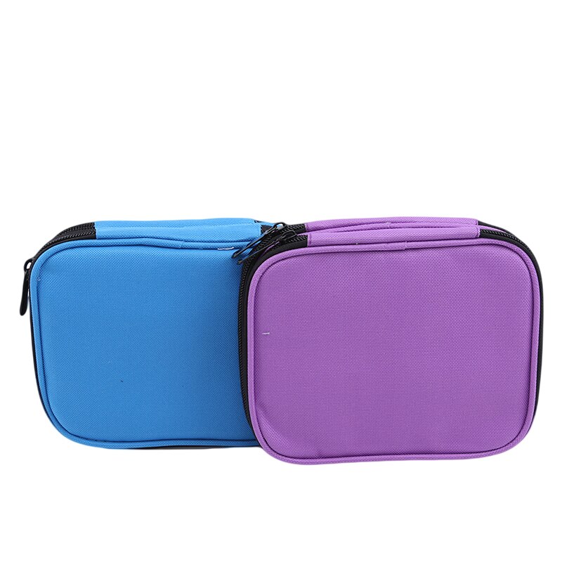 Crochet Hook Case Organizer Zipper Bag Web Pockets Various Crochet Needles Knitting Accessories Storage Tool Embroidery Tool Bag