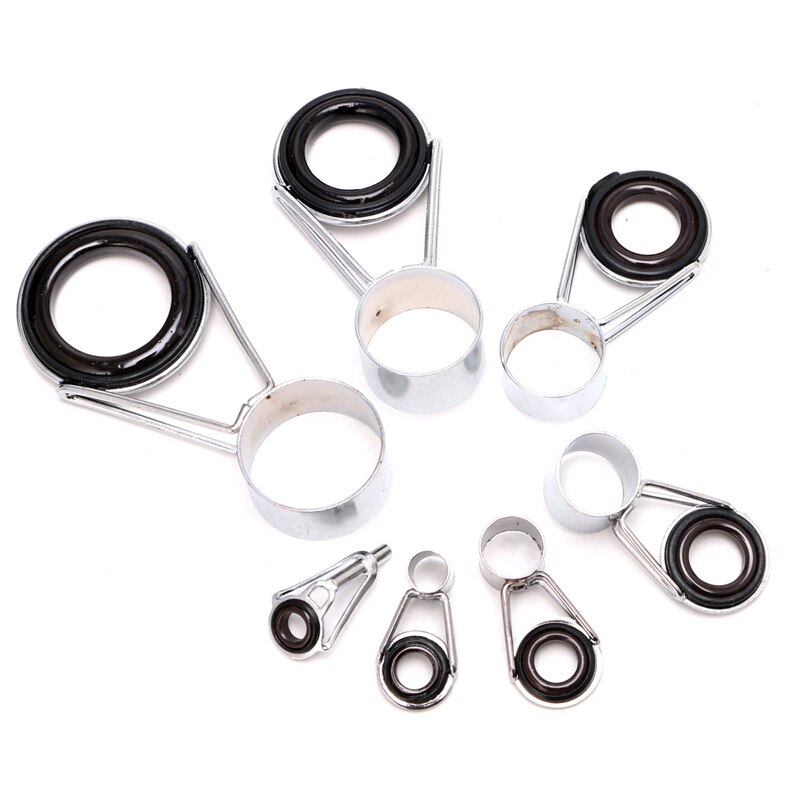 7Pcs Telescopic Fishing Rod Guides Top Ring Set Ra... – Grandado