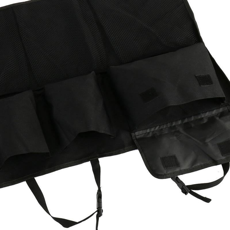 Protable multifunktion bil bagsæde ryg opbevaring boks beskyttere cover ryg 8 lommer hængende net lomme organizer bil interiør