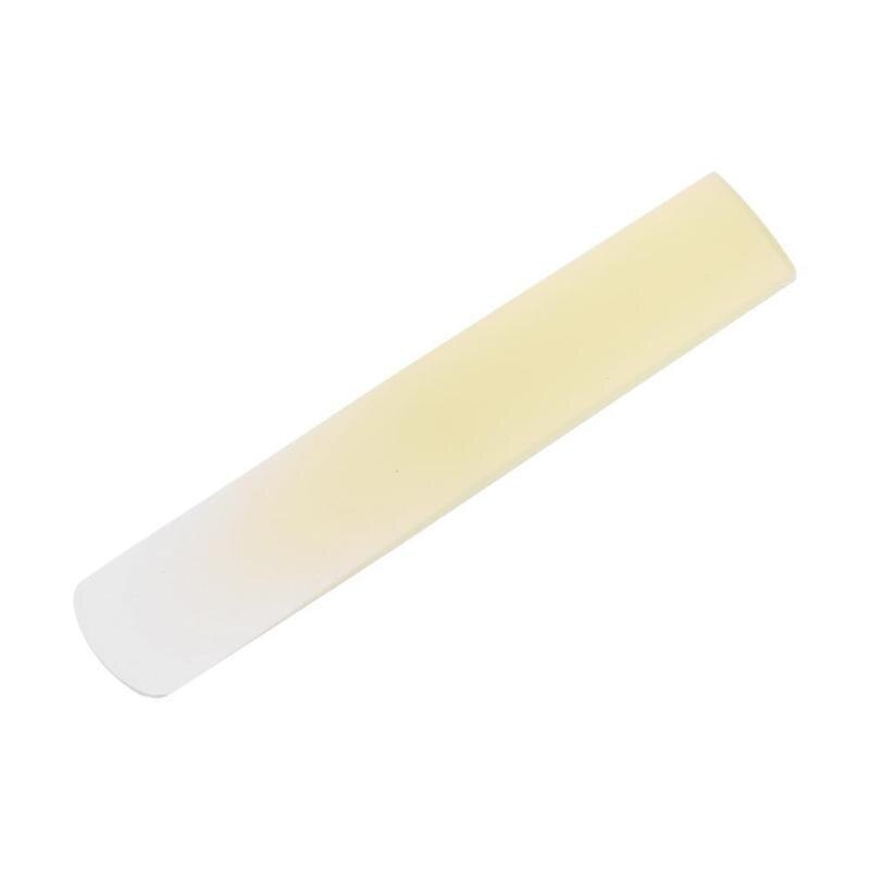 Resin Plastic Sax Saxophone Reed Woodwind Instrument Parts Accessories Clarinet/Soprano/Alto/Tenor Sax 4 Colors: Clarinet Yellow