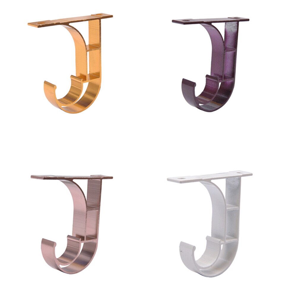 6 pièces pratique plafond tringle à rideau Installation crochet cintre Support de rangement Support accessoires