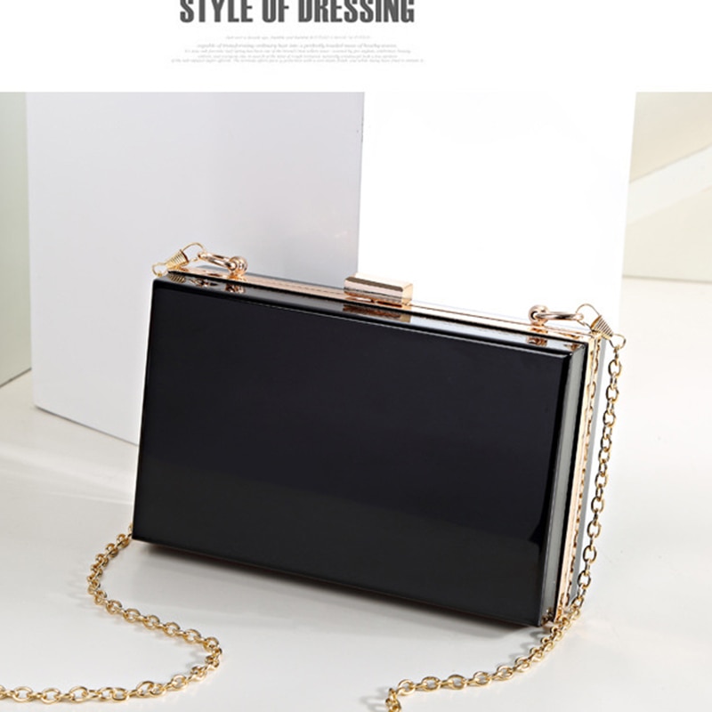 FGGS-Luxury Acrylic Fashionable Transparent Evening Clutches Shoulder Bags Handbag For Women Ladies Ideal