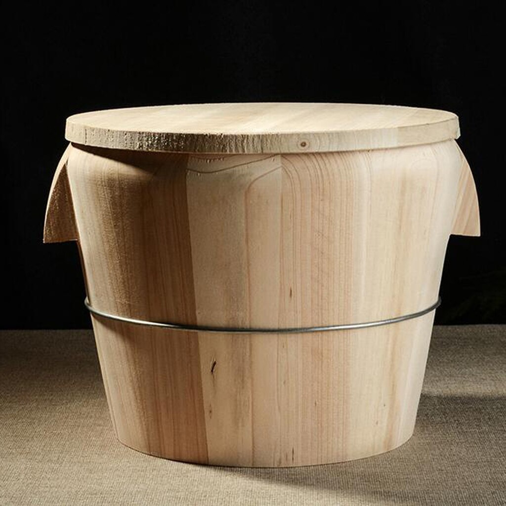 Wooden Rice Tub Rice Cooker Rice Barrel Wooden Steaming Restaurant